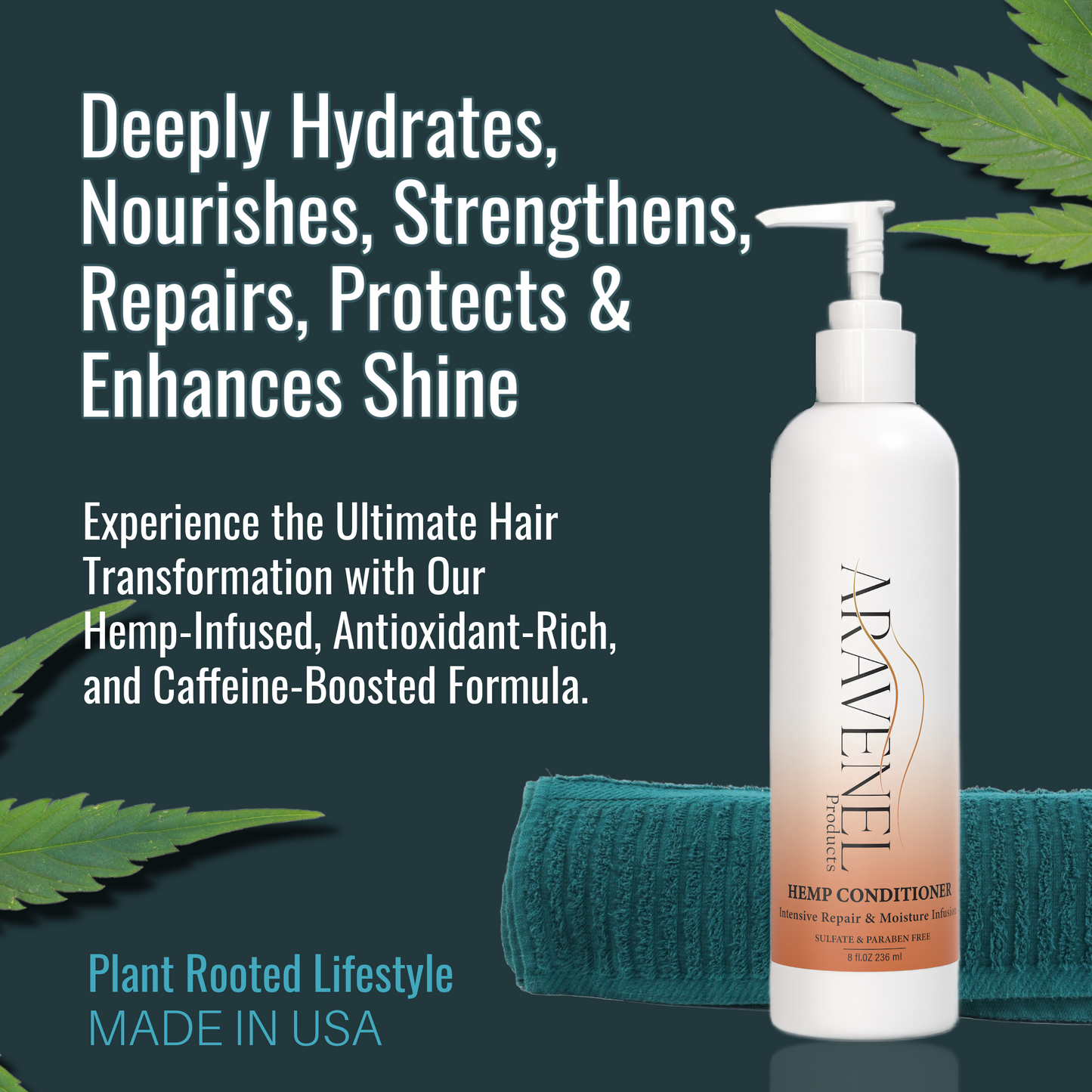 New & Improved Hemp Seed Luxurious Conditioner